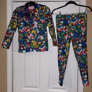 OppoSuits Kids Super Mario 3 pc suit kid size 8